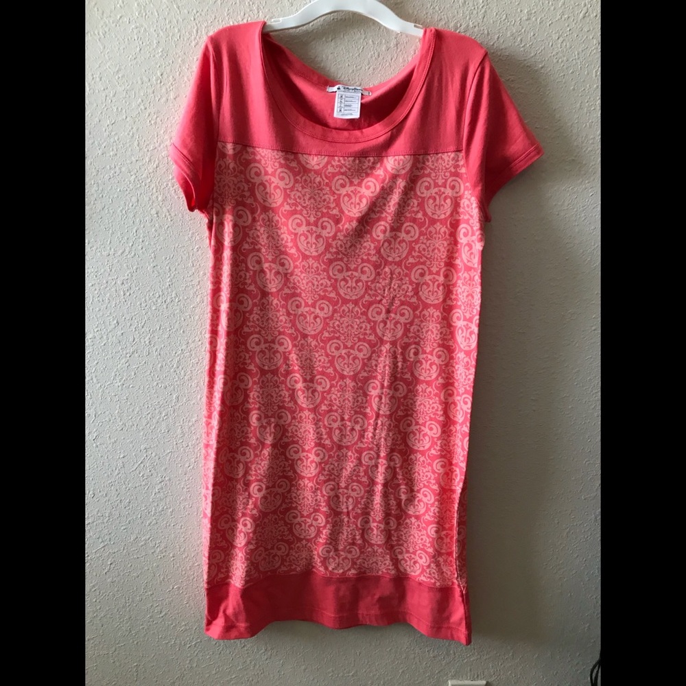 Pink Disney t shirt dress, size medium